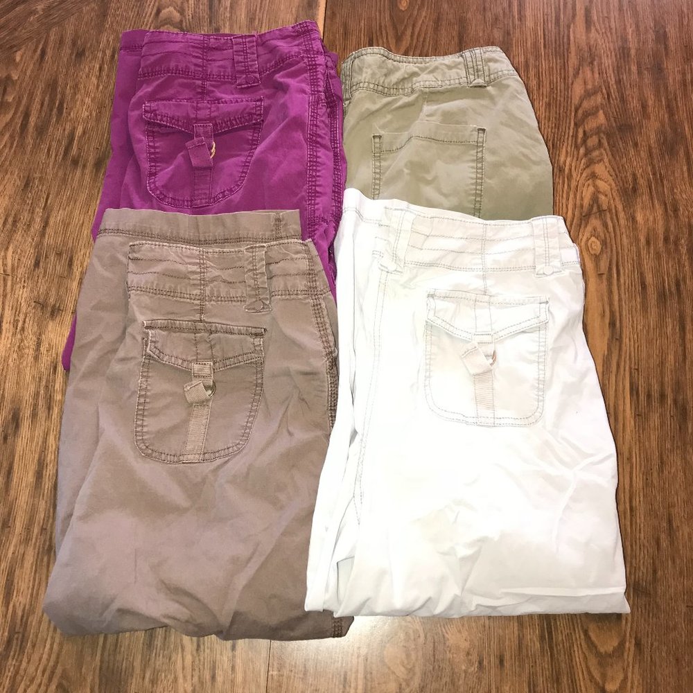 Bundle of 4 Pair of Size 12 Capris
